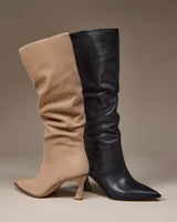 Kindre Narrow Calf Slouchy Knee High Boot