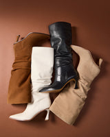 Kindre Narrow Calf Slouchy Knee High Boot
