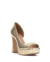 Bryanna Peep Toe Platform Pump
